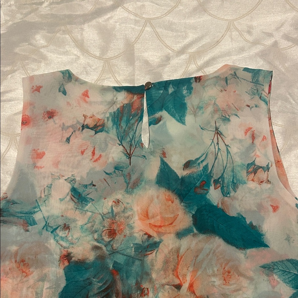 Calvin Klein Multicolor Floral Blouse - Picture 3 of 3